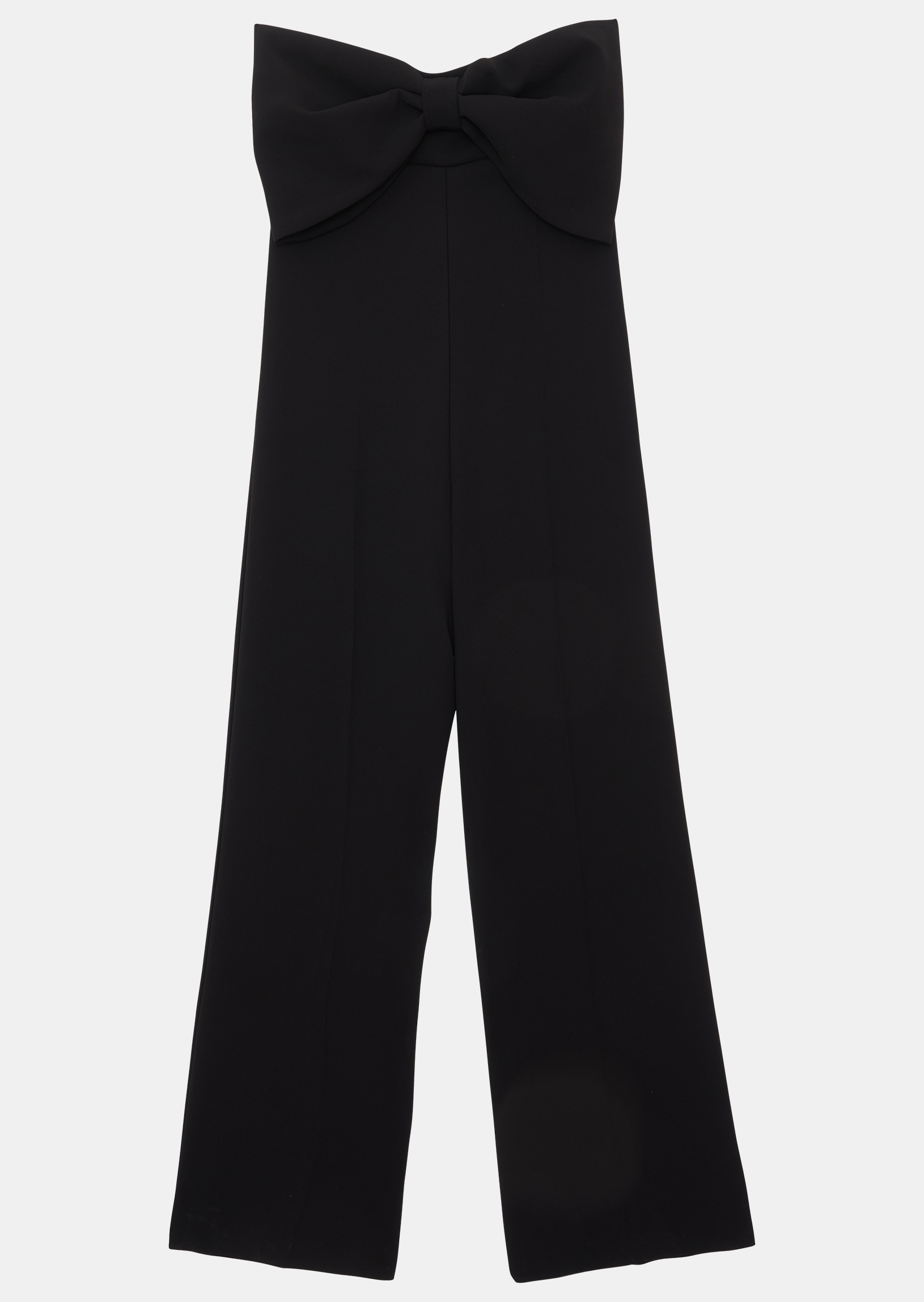 Black Cœur jumpsuit in crepe | TARA JARMON