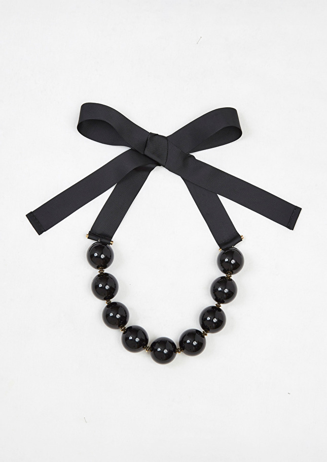 Bella black necklace Black TARA JARMON