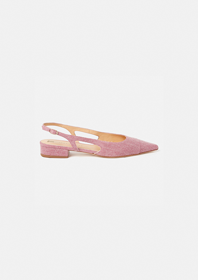 Katia pink denim pumps Blush TARA JARMON