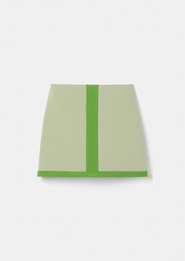 Julianna green double canvas skirt Jade TARA JARMON