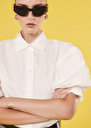 Calypso white poplin shirt White TARA JARMON
