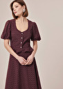 Clorinda brown flower printed shirt Chocolate TARA JARMON