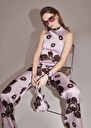 Cecile purple flower printed jumpsuit Parma TARA JARMON