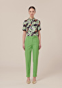 Pascal green cold wool pants Green, Off-white TARA JARMON