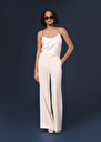 Primavera ecru cold wool pants Black, Off-white TARA JARMON