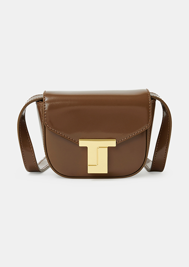 8 bis mini taupe leather bag Taupe color TARA JARMON
