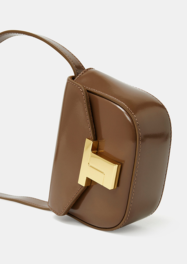 8 bis mini taupe leather bag Taupe color TARA JARMON