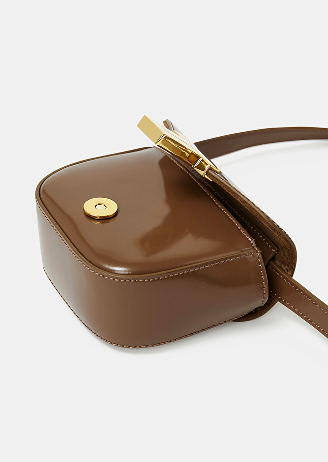 8 bis mini taupe leather bag Taupe color TARA JARMON
