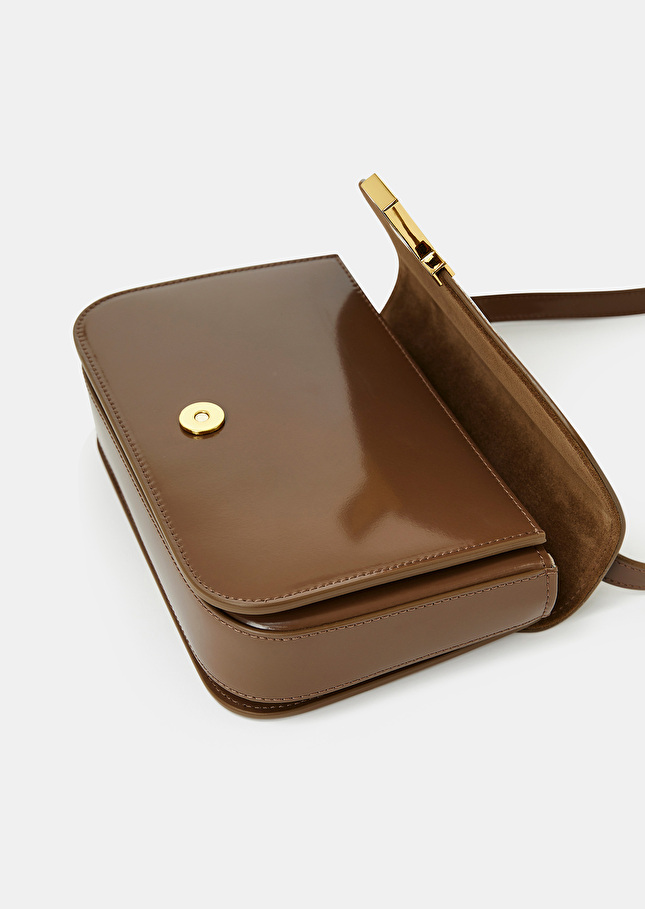 8 bis taupe leather bag Taupe color TARA JARMON