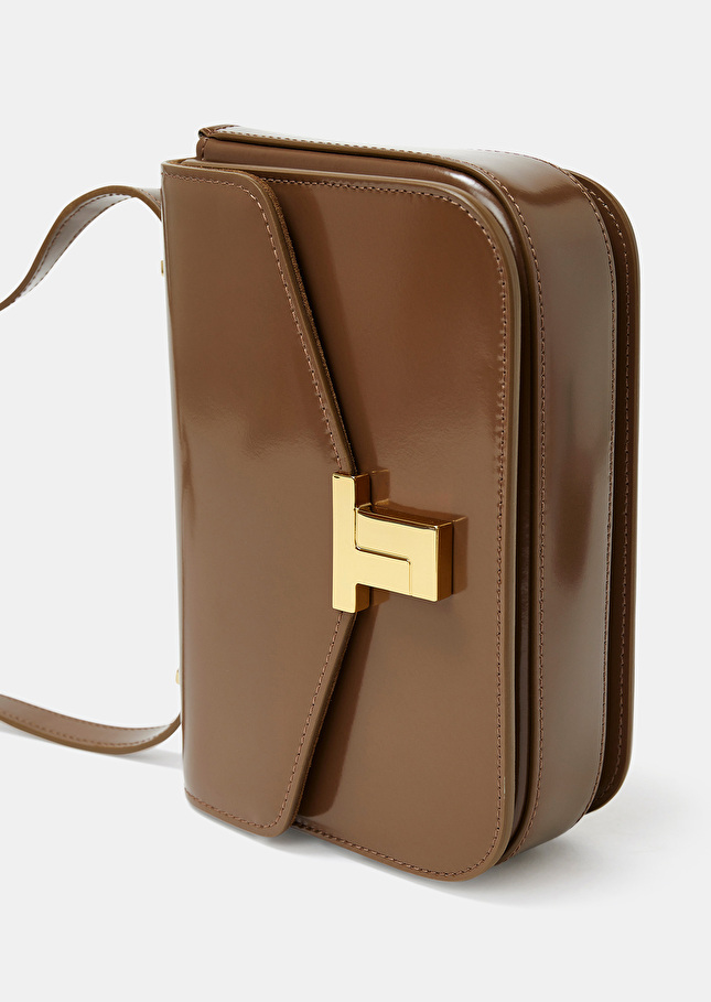 8 bis taupe leather bag Taupe color TARA JARMON