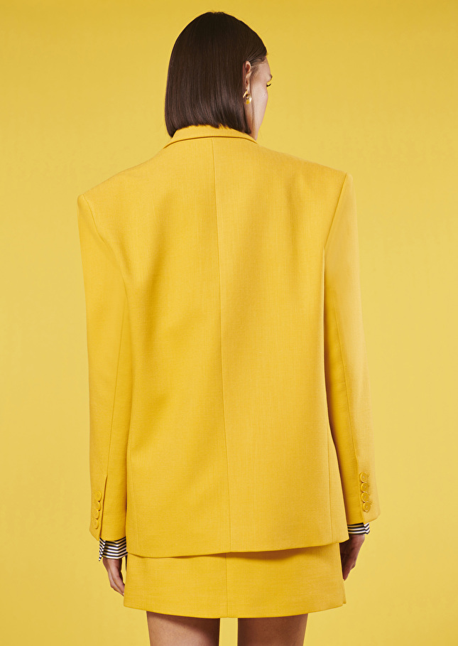 Victoria yellow suit jacket Yellow TARA JARMON