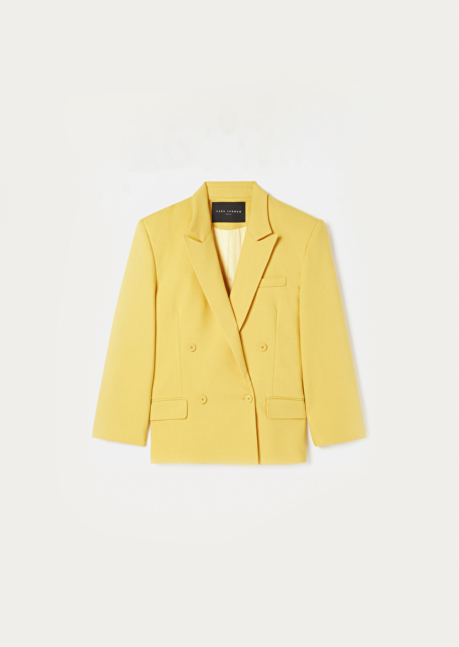 Victoria yellow suit jacket Yellow TARA JARMON