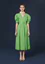 Ranya green crisp poplin dress Green TARA JARMON