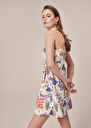 Rebeka blue flower printed dress Blue TARA JARMON