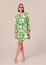 Rhea green floral printed dress Green TARA JARMON