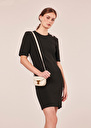 Rayonnante black iridescent cotton dress Off-white, Steel TARA JARMON