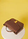 8 bis taupe leather bag Taupe color TARA JARMON