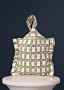 Soledad ecru with green graphic design bag Blush, Off-white TARA JARMON