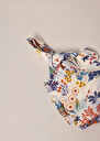 Soledad blue flower printed soft bag Blue, Blush, Off-white TARA JARMON