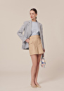 Sylviane beige cotton shorts Beige, White TARA JARMON