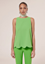 Tabo green crepe top Green TARA JARMON