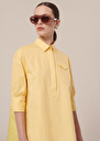 Tallulah yellow poplin shirt Vanilla TARA JARMON
