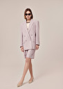 Victoria purple cold wool suit jacket Parma, Yellow TARA JARMON
