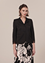 Valensole black satin jacket Black, Green, Off-white, Poppy TARA JARMON