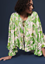 Verona green floral printed cape Green TARA JARMON