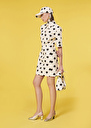 Robin ecru with black polka hearts dress Craie TARA JARMON