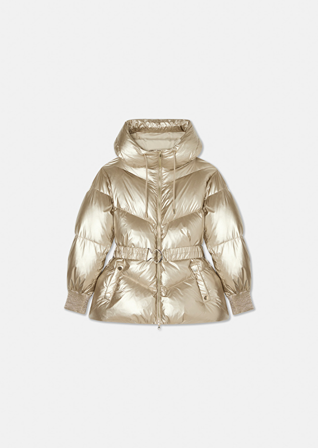 Dina golden down jacket Champagne TARA JARMON