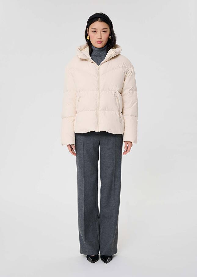 Dolores matte ecru down jacket Craie TARA JARMON