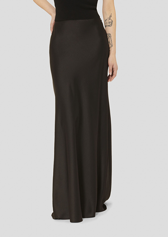 Jesta black fluid satin skirt Black TARA JARMON