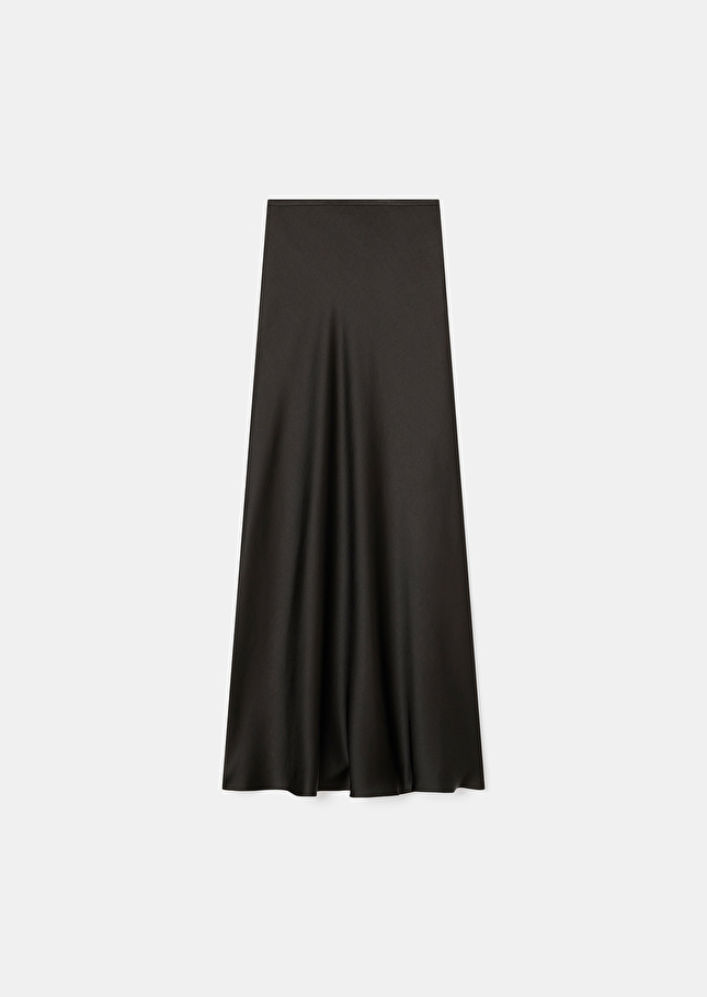 Jesta black fluid satin skirt Black TARA JARMON