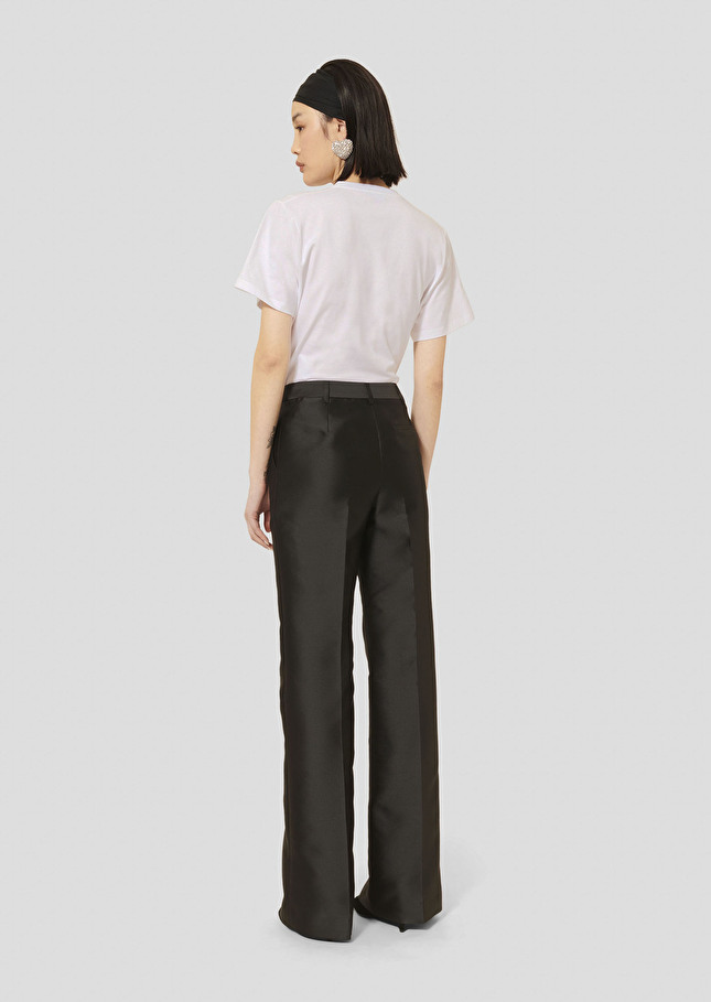 Pitt black satin pants Black TARA JARMON