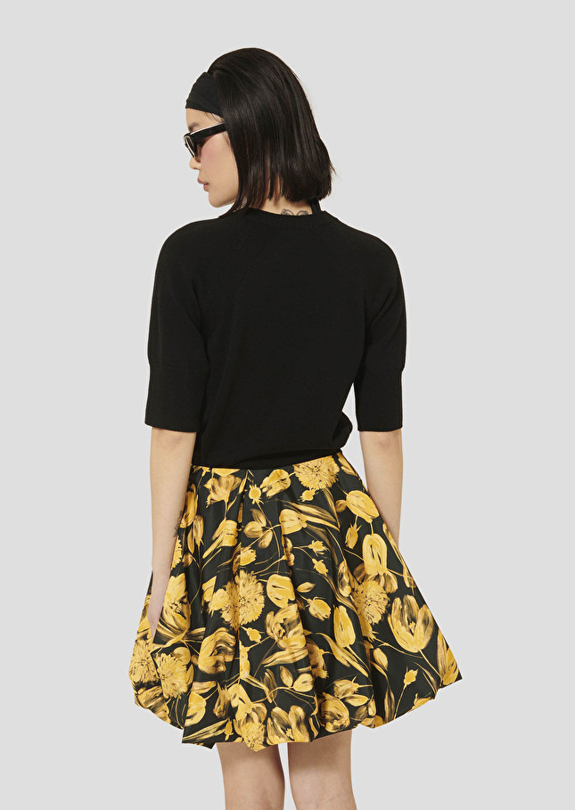 Pastelle ecru wool sweater Black TARA JARMON