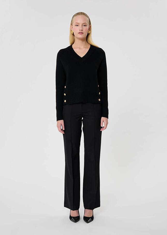 Promesse black wool sweater Black TARA JARMON