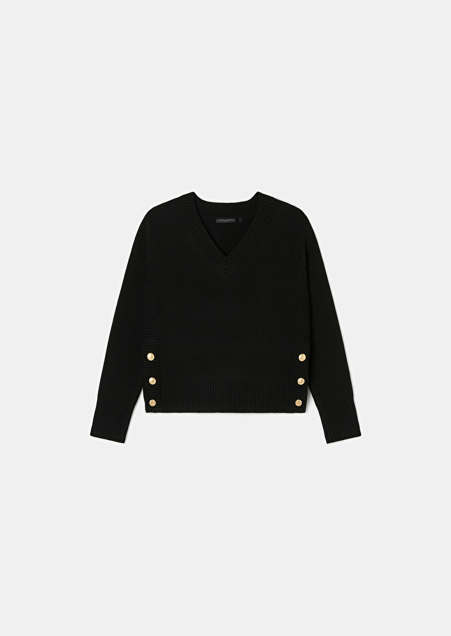 Promesse black wool sweater Black TARA JARMON