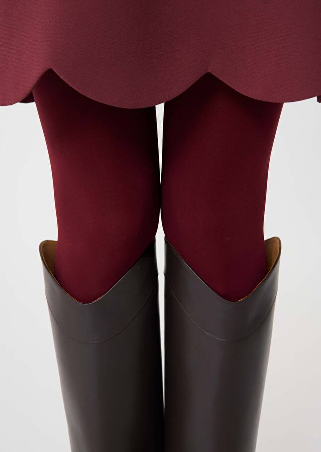 Ruoda burgundy crepe dress Burgundy TARA JARMON