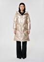 Darcy golden down jacket Champagne TARA JARMON
