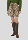 Juno brown leopard printed skirt Chocolate TARA JARMON