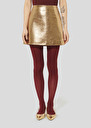 Josia golden leather skirt Gold TARA JARMON