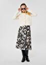Joe black with ecru tulip print skirt Black, Craie TARA JARMON