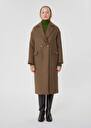 Milo brown wool coat Nut brown TARA JARMON