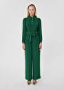 Pia green crepe pants Burgundy, Green TARA JARMON