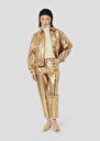 Pietra golden leather pants Gold TARA JARMON
