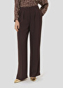 Parigi brown crepe pants Chocolate TARA JARMON