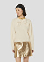 Phoebe ecru wool sweater Night, Off-white TARA JARMON