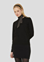 Prunette black wool sweater Black, Gray grey, Off-white TARA JARMON