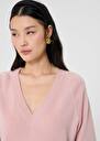Paz old pink cashmere sweater Almond, Black, Blush, Horizon, Lemon yellow, Night, Off-white, Old pink TARA JARMON